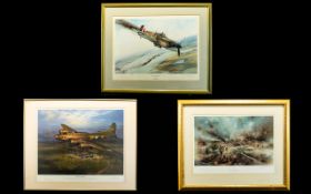 WWII Aeronautic/ Vera Lynn Interest A Collection Of Limited Edition Artist Signed Framed Prints Each