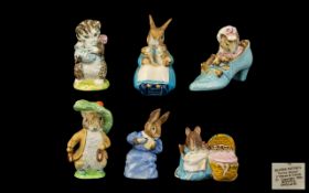 Beswick Collection of Beatrix Potter Figures ( 6 ) Six In Total. All Figures are Mint Condition.