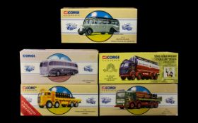 Corgi Classics Ltd and Numbered Excellent Collection of Boxed Road Transport Diecast Models ( 5 )