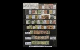 Stamps GB Queen Victoria Collection - mainly good to fine used odd short perf, crease,