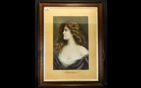 Late 19th/Early 20th Century Framed Print 'A Queen Uncrowned' After The Original by Antonio Asti