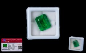 Emerald Loose Gemstone With GGL Certificate/Report Stating The Emerald To Be 10.