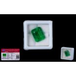 Emerald Loose Gemstone With GGL Certificate/Report Stating The Emerald To Be 10.