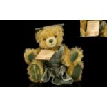 Martin Hermann Ltd and Numbered Edition Growling Mohair Teddy Bear for Adult Collectors - Name '