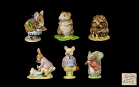 Beswick Collection of Beatrix Potter Figures ( 6 ) Six In Total. All Figures are In Mint Condition.