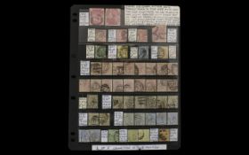 Stamps GB Queen Victoria Collection - mainly good to fine used with just the odd short perf,