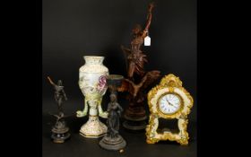 A Collection Of Cast Metal Reproduction Figures Three in total,