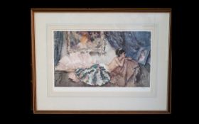 Sir William Russell Flint (British. 1880-1968) Limited Edition Framed Print Corisande' Framed And