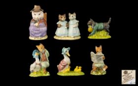 Royal Albert - Collection of Beatrix Potter Figures ( 6 ) Six In Total.