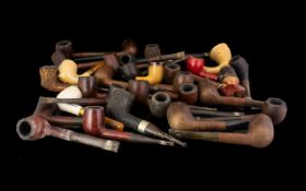 A Collection Of Smoking Pipes.