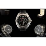 Tag Heuer - Gents Formula 1 Steel Black Dial Chronograph Wrist Watch.