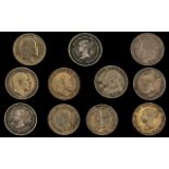 A Collection of Maundy Silver Proof Coins ( 11 ) Coins In Total.
