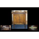 Gilbert Antique Cabinet Gramophone Reg Number 728494 Housed in traditional oak cased cabinet with