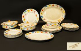 Attractive Dinner Service by Somo of Cobridge.