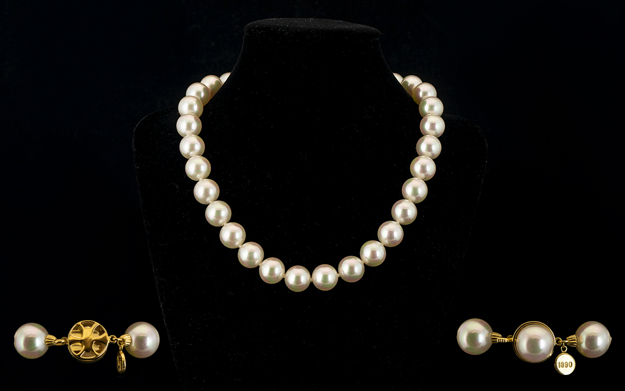 Majolica Single Strand Cultured Pearl Ne - Image 3 of 3