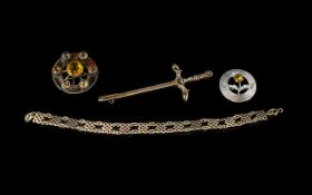 A Collection Of Celtic Silver Jewellery