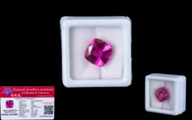 Pink Sapphire Loose Gemstone With GGL Ce