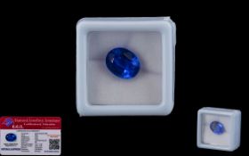 Blue Sapphire Loose Gemstone With GGL Ce