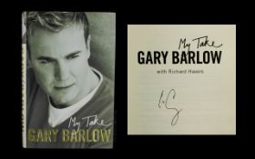Gary Barlow Autograph in Copy of His Har
