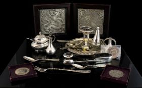 A collection Of Silver Plated Items To i