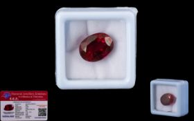 Natural Ruby Loose Gemstone With GGL Cer