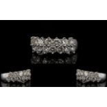 18ct White Gold Diamond Ring Set with tw