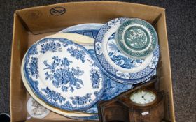 Collection of Blue & White Porcelain & C