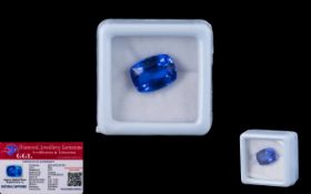 Blue Sapphire Loose Gemstone With GGL Ce