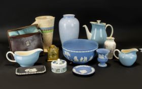 A Mixed Collection Of Ceramics Glassware