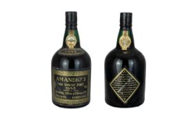 Amandio's Silva And Filhos Old Tawny Port 1945 Matured in wood, Bottled in 1973, Capsule, label,