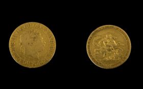 1820 George III Gold Sovereign Please see photo for grading