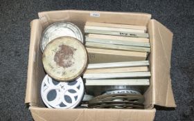 A Quantity Of Reel To Reel Cine Recordings Titles to include 'Full Steam Ahead' Southern Mail'