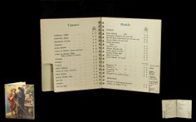Cunard Line Interest Wine List Printed spiral bound colour booklet, circa 1950's, good condition,