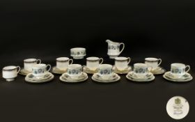 Royal Albert 'Sandringham' Bone China Paragon Set of 6 Cups Saucers and Side Plates (18) pieces in