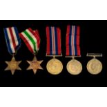 World War II Collection of Military Medals awarded to G A Hunt, comprising: 1.