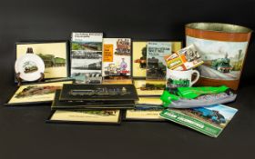Railway/Train Interest To Include A Good Quantity Of Train Related Books, Pan Books British Steam