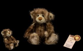 Charlie Bears - Handmade Ltd and Numbered Bear Named ' Crumble ' No CB 194403.