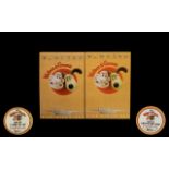 Robert Harrop Designs Wallace And Gromit Two Limited Edition Figurines Each boxed,