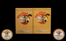 Robert Harrop Designs Wallace And Gromit Two Limited Edition Figurines Each boxed,