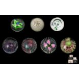 A Collection Of 6 Boxed Caithness Paperweights, 5 Marked to Boxes Reflections '91',