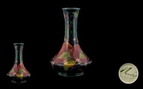 William Moorcroft Signed Medium Sized Vase ' Pomegranates ' Design.