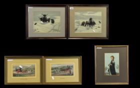 A Collection Of Limited Edition Woven Silk Pictures By Cash's Each framed and glazed,