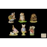 Beswick Collection of Beatrix Potter Figures ( 6 ) Six In Total. All Figures are In Mint