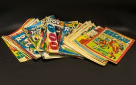 Approximately 50 Roy of the Rovers Comics from the 1980's, to include, 06.09.1980, 27.09.1980, 03.