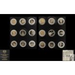 Sir Rowland Hill ltd Collection Of 26 Commemorative Russian Coins/Medallions In Fitted Album,