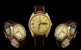 Omega Seamaster Chronometer Day Date Automatic Wristwatch Gents watch circa 1970's,
