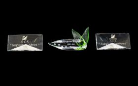 Swarovski S.C.S. Members Only Crystal Plaques ( 3 ) Three In Total.