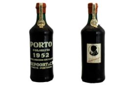 Porto Nieport 1952 Colhetta Bottle Of Vintage Port Produced from a crop of a single,