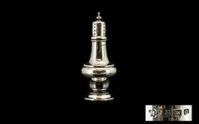 Edwardian Period Sterling Silver Sugar Sifter. Hallmark Birmingham 1913 & Maker J & G. 92.4 grams.