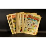 Approximately 60 Beano Comics from the 1970's, some examples are 03&31.08.1974, 07,21&28.09.